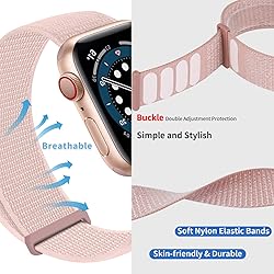 5 Pack Sport Loop Bands Compatible with Apple Watch