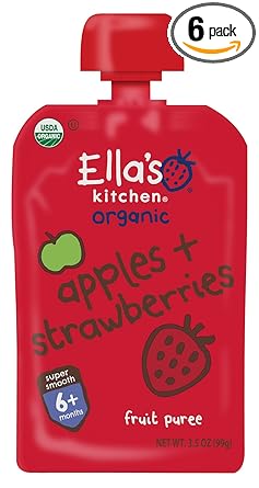 Ella S Kitchen Organic 6 Months Baby Food Apples And
