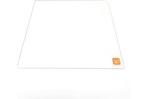 GO-3D PRINT 165mm x 165mm Borosilicate Glass Plate/Bed w/Flat Polished Edge for Creality Ender 2 3D Printer