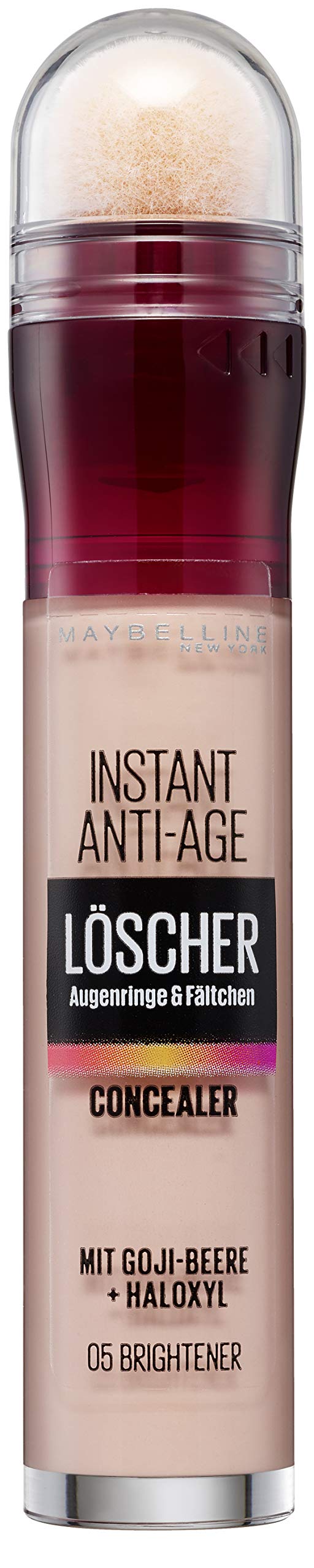 Maybelline New York Instant Anti-Ageing Effect Concealer, Eraser with Micro Eraser Applicator No. 05 Brightener, 6.8ml