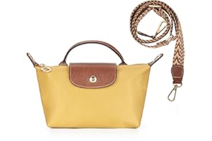 DOMAT Crossbody Bag for Women, Chic Lightweight Purse with Leather Top-handle, Compact Clutch Bag, Shoulder Handbag