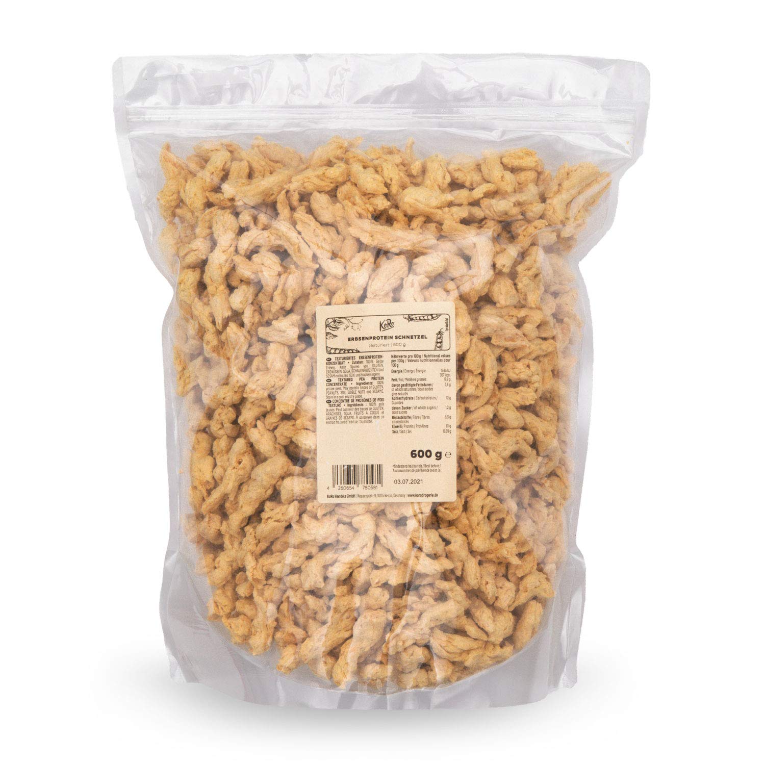 KoRo Erbsenprotein 600 g Veganer Fleischersatz zum Kochen Proteinreich Amazon