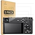 Mr.Shield Screen Protector compatible with Sony Alpha A6600 A6100 A6400 A6000 A5000 A6300 NEX-7 NEX-3N NEX-5 NEX-6L [NOT for a6500/a5100] [Tempered Glass] [3-PACK] [Japan Glass with 9H Hardness]
