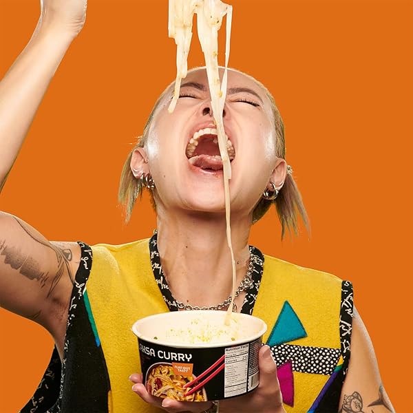 SNAPDRAGON LAKSA CURRY INSTANT NOODLE BOWLS | COCONUT CURRY FLAVOR WITH RICE NOODLES | GLUTEN-FREE | NO MSG ADDED | 2.1 OZ (6 PACK)