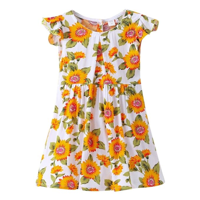 Hirolan Sommer Blumenrock Baby Mädchen Kleid Kleinkind Prinzessin Tutu Kleid Babykleidung Sommerkleider Sundress Camisole Unt