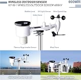 ECOWITT WS3900 WS69 7 in 1 Weather Station Wi-Fi Console 868 MHz view 9