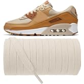 NDTEZUGT Shoe Laces for Air Max 1, 90, BW Retro Runner Sneakers | 5/16"(8mm), Poly Cotton Shoelaces, Flat Running Replacement Shoe Strings