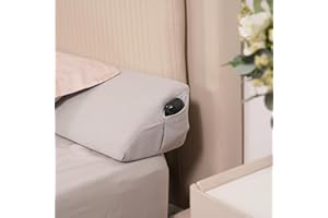 Aurako Twin Size Bed Wedge Pillow Headboard Pillow Mattress Wedge Bed Gap Filler Triangle Memory Foam Wedges Body Positioners for Sleeping Body Lumbar Backrest Reading Bolster Pillow