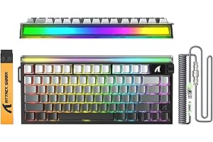 ATTACK SHARK R85 HE 75% Magnetic Wired Gaming Keyboard,8KHz Polling Rate Rapid Trigger,0.005mm RT Precision,256K Scan Rate,Cu