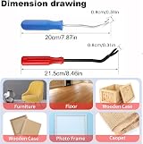 NUDFSY 2 Pcs Tack Puller Nail Remover Tool Upholstery Staple Furniture Floor view 2