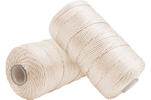 JeogYong Macrame Cord 1.5mm x 438 Yards, Nylon Macrame Yarn for Crochet and Knitting, Colored Crochet Cord for Wall Hangings, Dream Catchers, Jewelry Making, DIY Craft Project