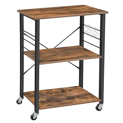 VASAGLE ALINRU 3-Tier Kitchen Baker’s Rack Microwave Stand