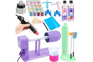 LFSUM CupTurner for Tumblers Starter kit,Electric Epoxy Resin Mixer,Tumbler Spinner Turner,Glitter Powder,Epoxy Resin kit for Tumblers for Beginners with Epoxy Resin and Heat Gun