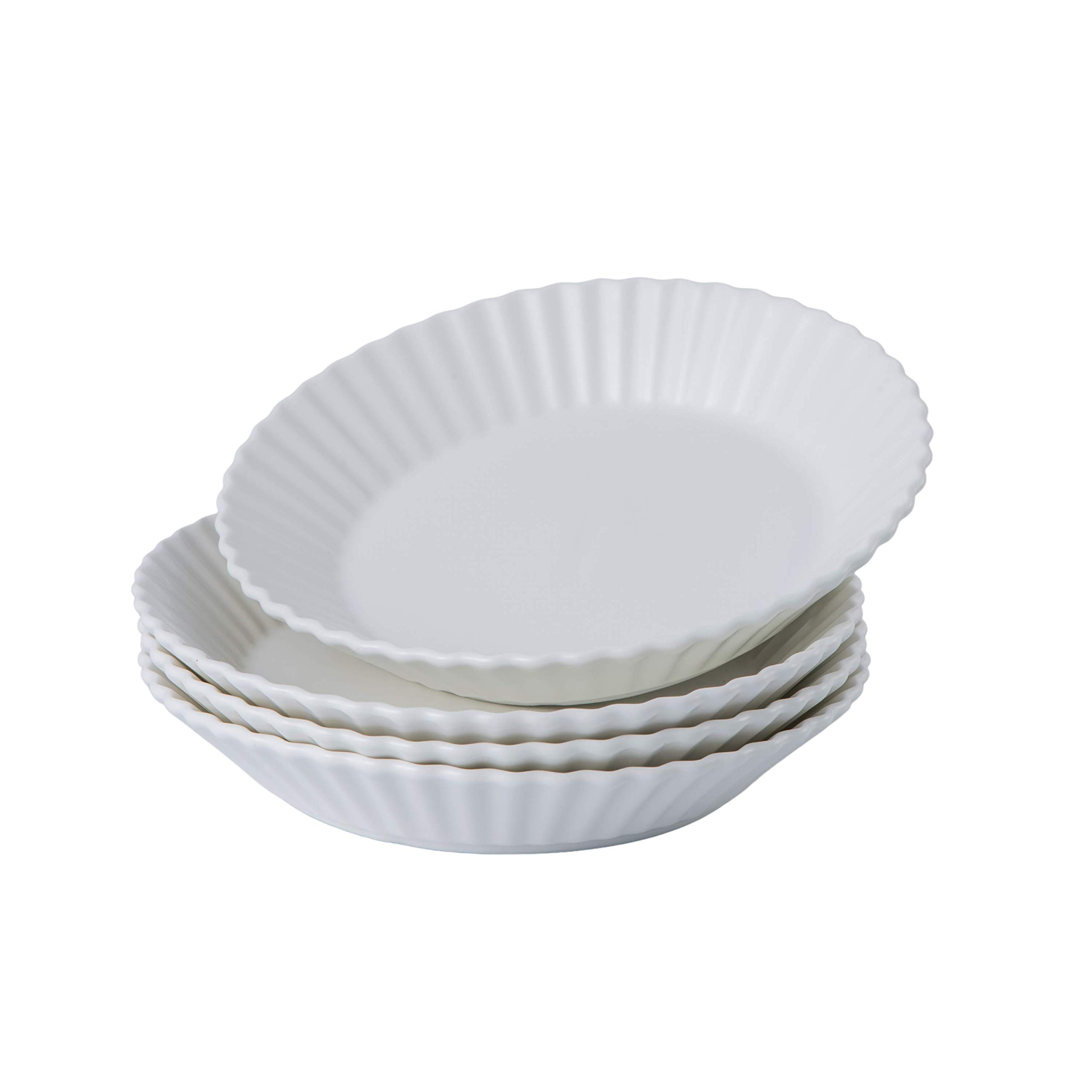 Dinner Plates Plate Set of 4 Elegant Matte 8