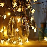 Rock Ninja Star Fairy Lights 6M 40 LED Battery Powered Warm White view 1