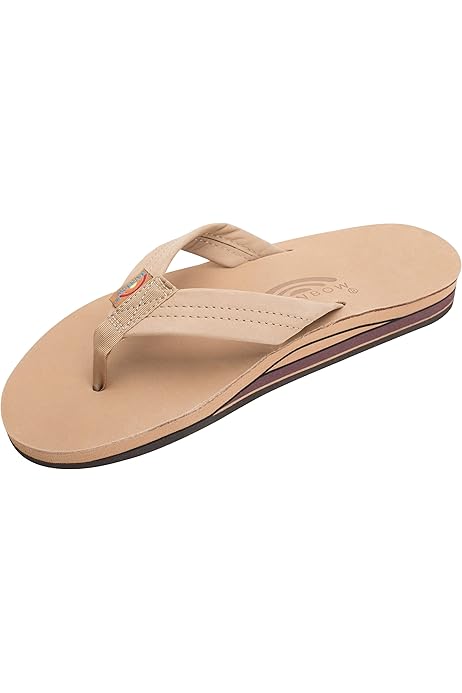 double layer classic leather with arch support