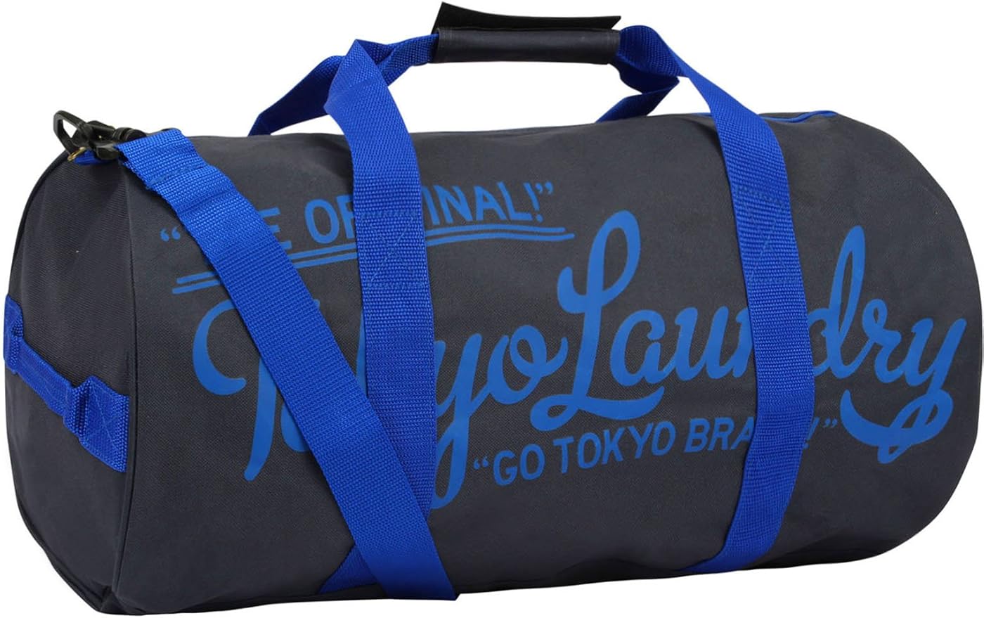 Tokyo Laundry Gym Bag HoldAll in Dorean Charcoal & Ocean One Size