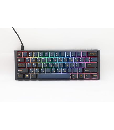 Amazon.com: Ducky One 2 Mini v2 RGB LED 60% Double Shot PBT