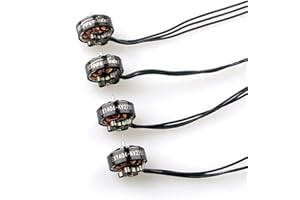 SKYGUY Happymodel EX 1404 Brushless Motor 4pcs for FPV Drone 2750KV/3500KV/4800KV for 3"-4" SUB250 Long Range Freestyle Racing Quadcopter – Smooth NMB Bearings, Lightweight 8.7g