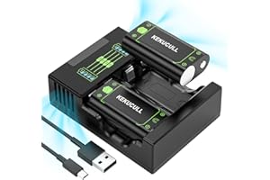 KEKUCULL Charging Station Compatible for Xbox Series X|S/One Controller, 2x2500mAh Rechargeable Battery Pack with Controller Charger