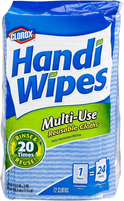 Clorox Handi Wipes MultiUse Reusable Cloths, 72 Cloths Amazon.ca