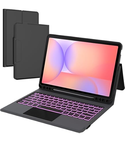 Galaxy Tab S9+　Book Cover Keyboard Slim Amazon.com: Samsung Book Slim Keyboard Cover for Galaxy Tab