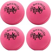 JA-RU Hi-Bounce Pinky Ball (4 Pack) 2.5 Inch Bouncy Balls for Kids 976-4A | High Bounce Balls for Indoor &amp; Outdoor Sports | Hand &amp; Foot Massage Ball | Bulk Party Favors
