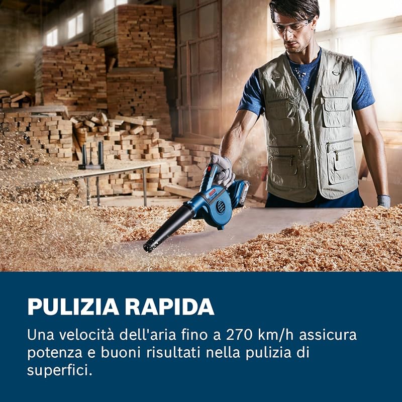 18V System Soffiatore a Batteria Gbl 18V-120 (senza Batterie e Caricabatteria)