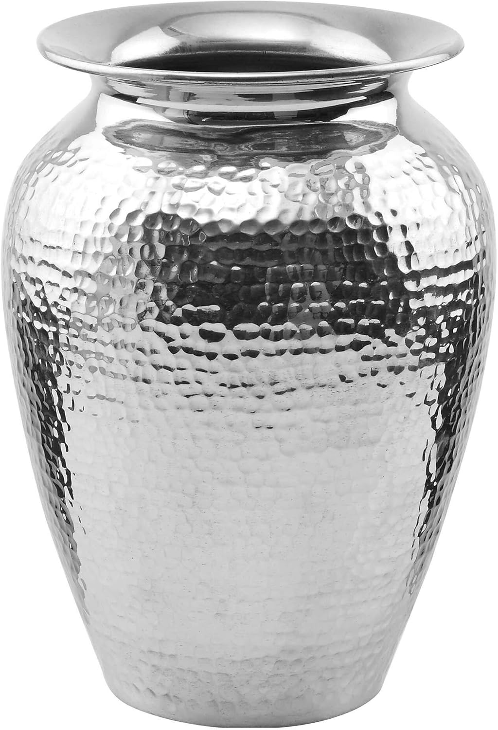 Butlers Oriental Lounge Orientalische Vase Hohe 21cm In Silber Blumenvase Aus Aluminium Gehammert Gefass Und Deko Amazon De Kuche Haushalt