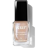 LONDONTOWN kur Illuminating Nail Concealer | Sheer Brightening Nail Polish &amp; Strengthener, For Yellowing, Damaged or Discolored Nails, Natural Nail Perfector, 21+ Free