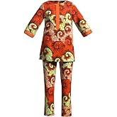 XIAOHUAGUA African Suits for Women Print Wax Plus Size 2 Piece Outfits Top and Pants Sets Fashion Women in African Clothing