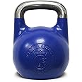 Kettlebell Kings Competition Kettlebells Weight (35mm handle) 8-48 KG | Hand weights Workout Gym Equipment & Strength training sets for Women & Men for Home Gym | Suitable for High Repetition Workouts