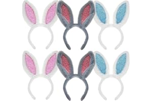 DearSun Easter Bunny Ears Headband for Kids Adult, Cosplay Costume Accessories Rabbit Ear Hair Band