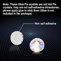 Jollin Glue Fix Crystal Flatback Rhinestones Glass