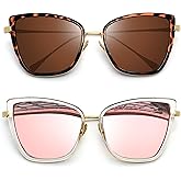 Joopin Oversized Cateye Sunglasses for Women Fashion Cat Eye Sun Glasses UV Protection Ladies Shades Sunnies