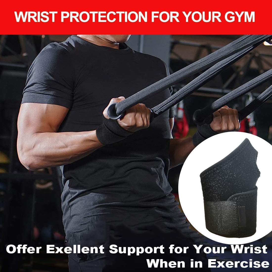 Wrist Brace for Carpal Tunnel, Adjustable Wrist Support Brace for Arthritis and Tendinitis