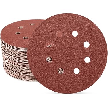 thumbnail image 2 of Dura-Gold 50 Pack 5" 600 Grit Gold Film Hook & Loop Sanding Discs – DA Sanders 2 of 4