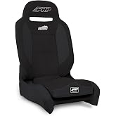 PRP Seats Enduro Elite Reclining Suspension Seat for Jeeps, Wranglers, Trucks - Built for Off Road - Built for Off Road, Made in USA (Driver Side, Black)