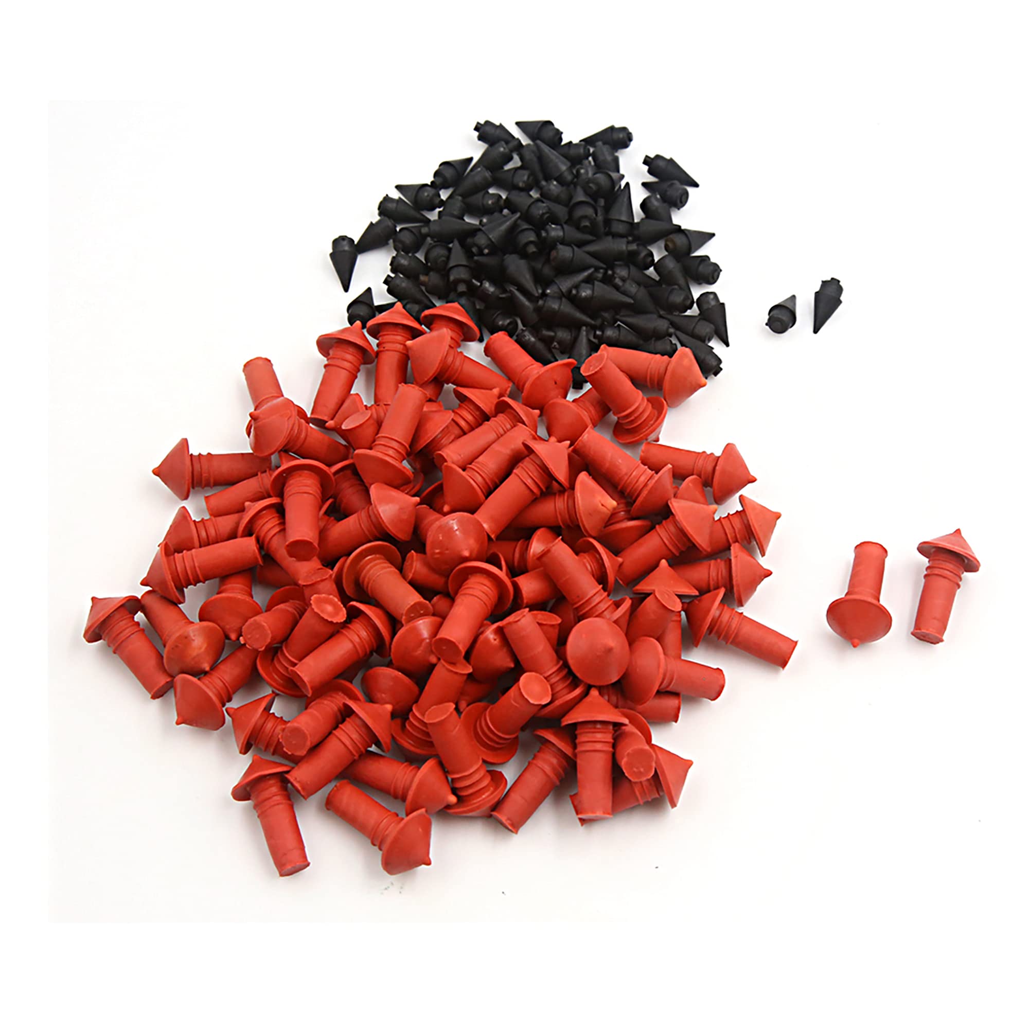 sourcing map 170Pcs Car Mushroom Shaped Tire Repair Insert Plugs Red Black
