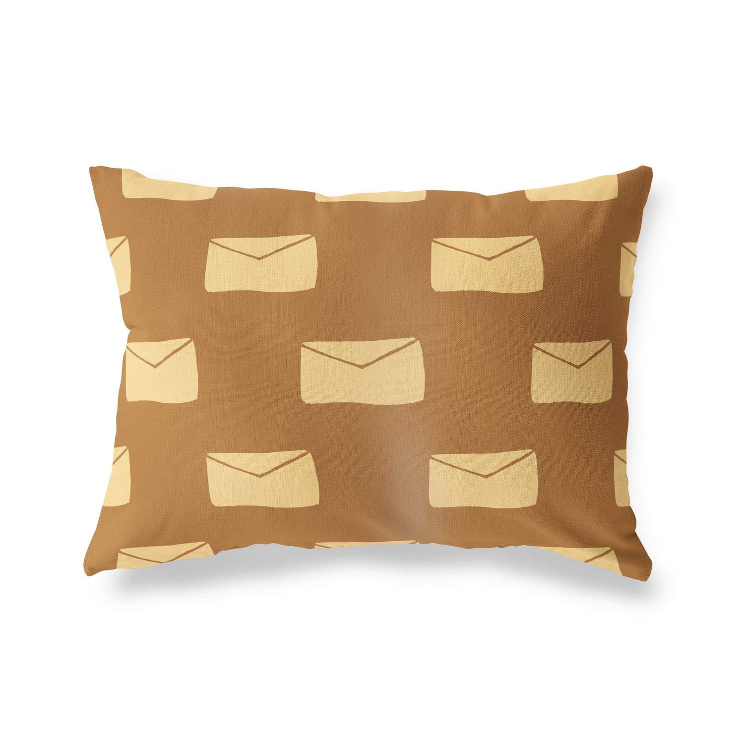 BonaMaison Decorative Cushion Cover, Brown Tones Throw Pillow Covers, Home Decorative Pillowcases for Livingroom, Sofa, Bedroom, Size: 45X60 Cm - Designed and Manufactured in Turkey