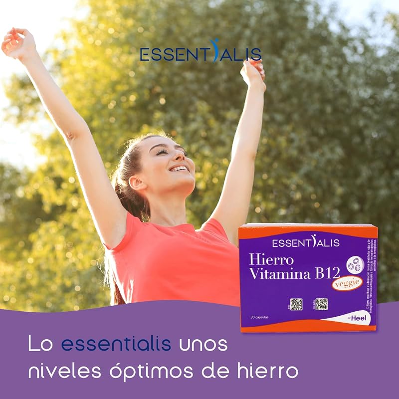 Hierro Vitamina B12 Veggie, 30 Cápsulas Veganas