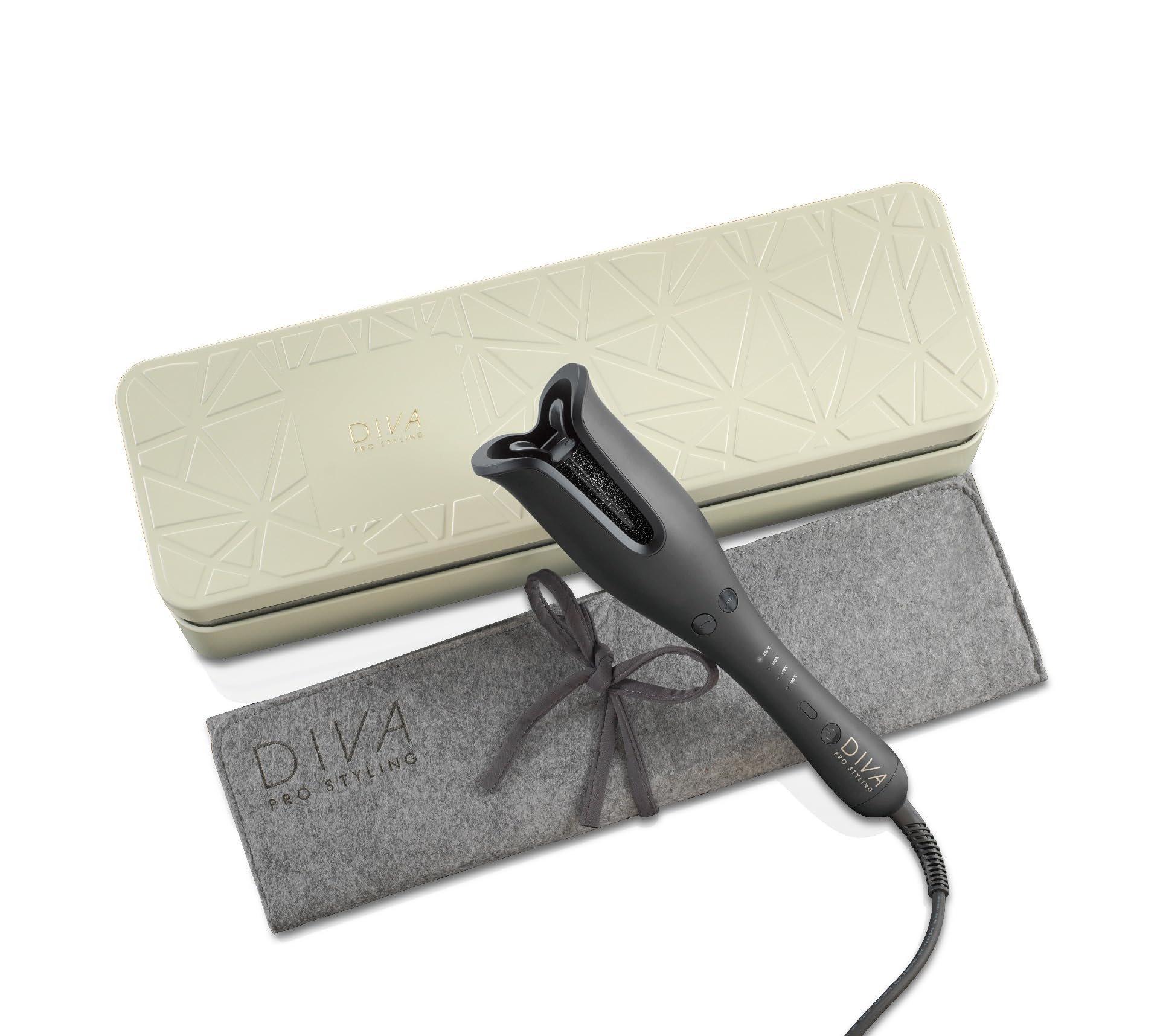 Diva Pro Styling Precious Metals Gold Dust Auto Curler - Perfect Curls at The Touch of a Button