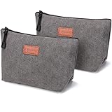 iDream365 Large Canvas Pencil Case Pencil Pouch Bag Stationery Storage Bag for Middle High School College Office Student Adul