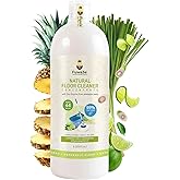 Fuwa3e Pineapple Enzyme Natural Floor Cleaner Lime & Lemongrass - 33.8oz 1 Pack (Makes 44 Gallons) - 99% Organic Mop Soap with Fermented Pineapple Peels - Multi Surface Non Toxic Floor Cleaner