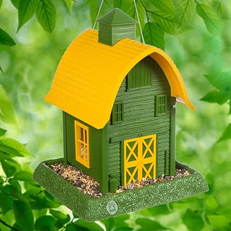 Amazon Com North States Village Collection Green Barn Birdfeeder