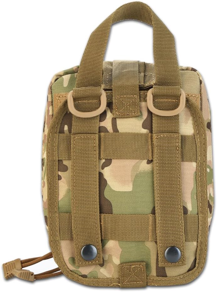 VGEBY1 First Aid Pouch, Survival Medical Utility Bag Military Emergency Backpack with Patch for Traveling Camping Cycling Climbing - Image 4