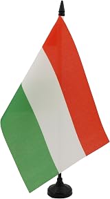 AZ FLAG Hungary Table Flag 5x8 in 21x14 cm with Pole & Black Base