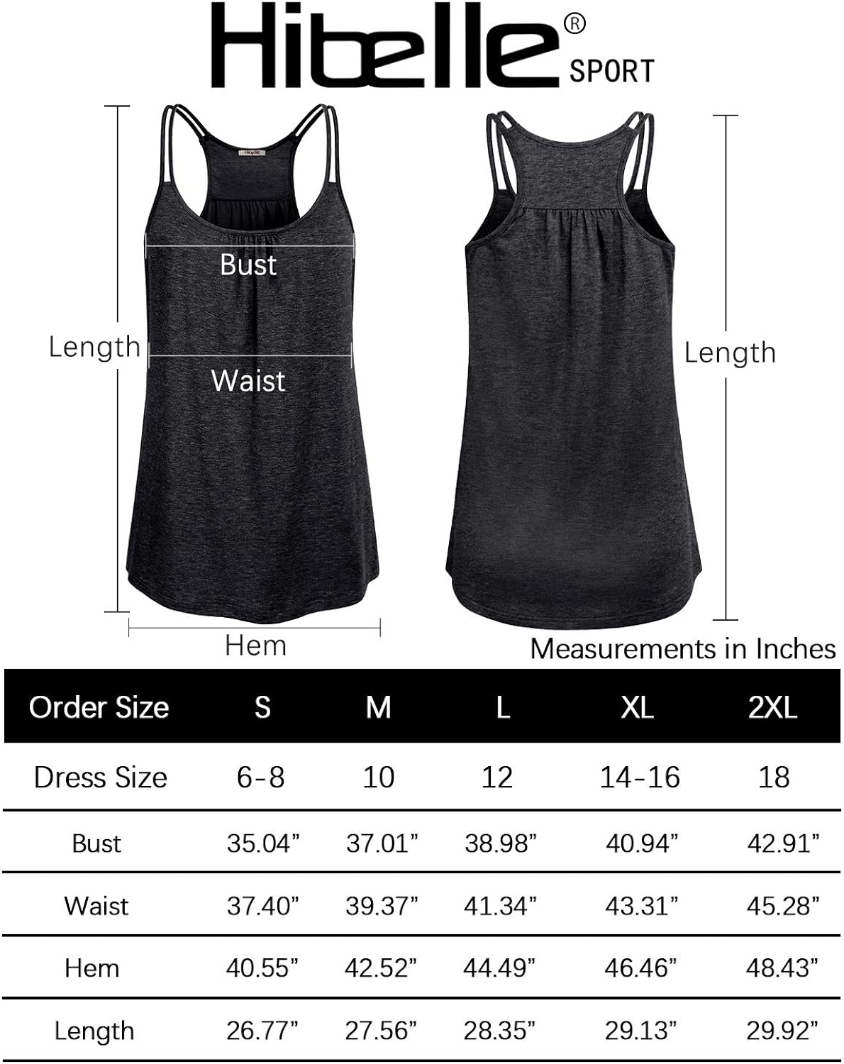 Hibelle Womens Scoop Neck Cute Racerback Yoga Workout Tank Top: Clothing