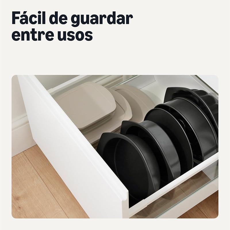 Bolor antiaderente removível, apto para máquina de lavar loiça e forno, 25,4cm — foto 6 de 7