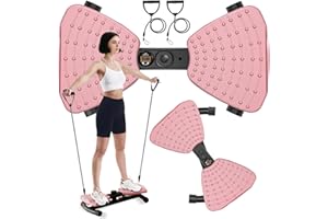 LIKILIKI (440 lbs Weight Capacity) Waist Twister, Waist Twister Machine Exercise Fitness Tool, Twist Machine for Slim Waist and Core, with Smart LED Digital Display, 20dB Ultra-Quiet for Women Men